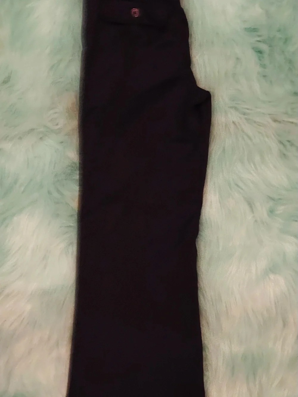 French Toast Black Kids Casual Straight-Leg Pants